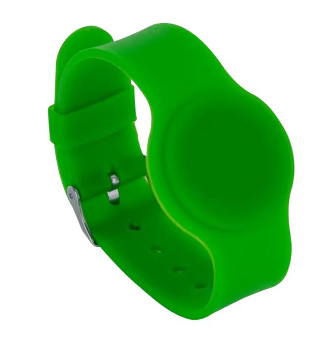 125kHz kar�ra t�pus� RFID k�rtya HT4168 chippel, z�ld, IDT-4009EM-gn